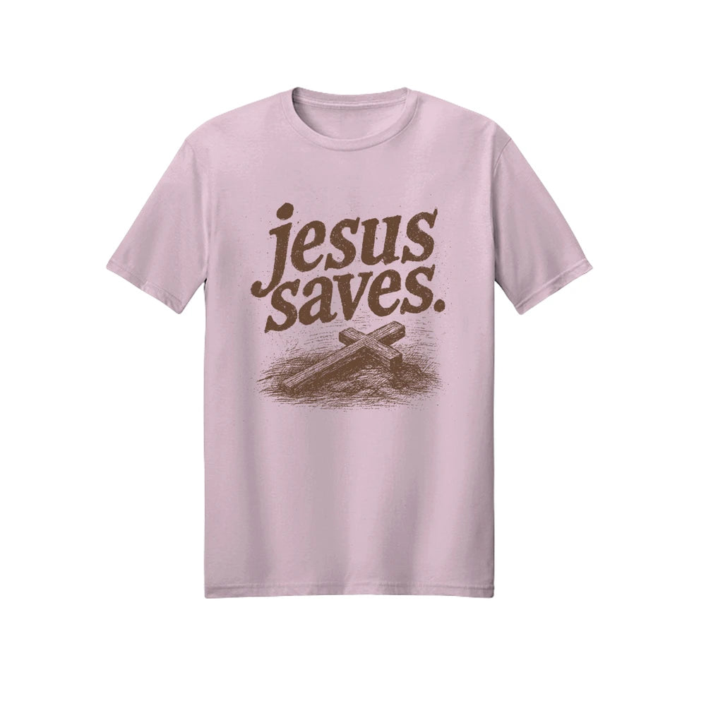 Jesus Saves Vintage Graphic Tee
