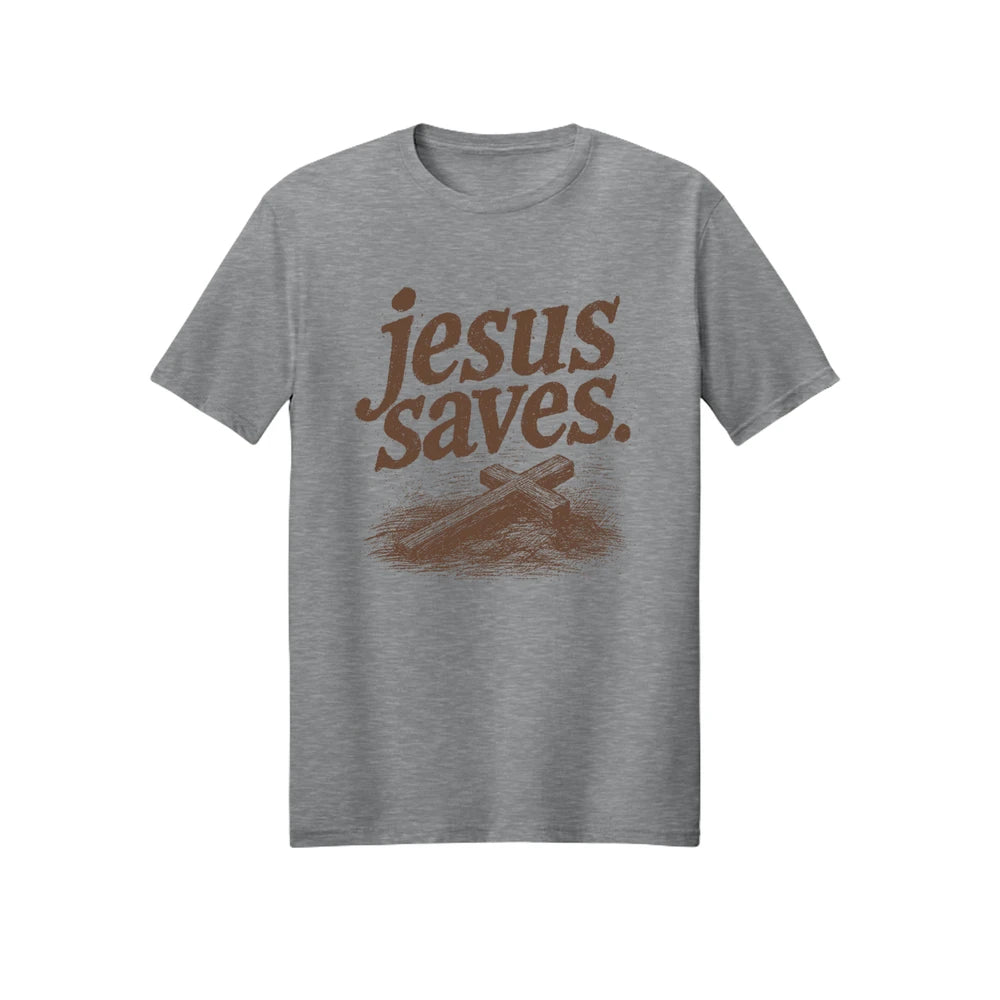 Jesus Saves Vintage Graphic Tee