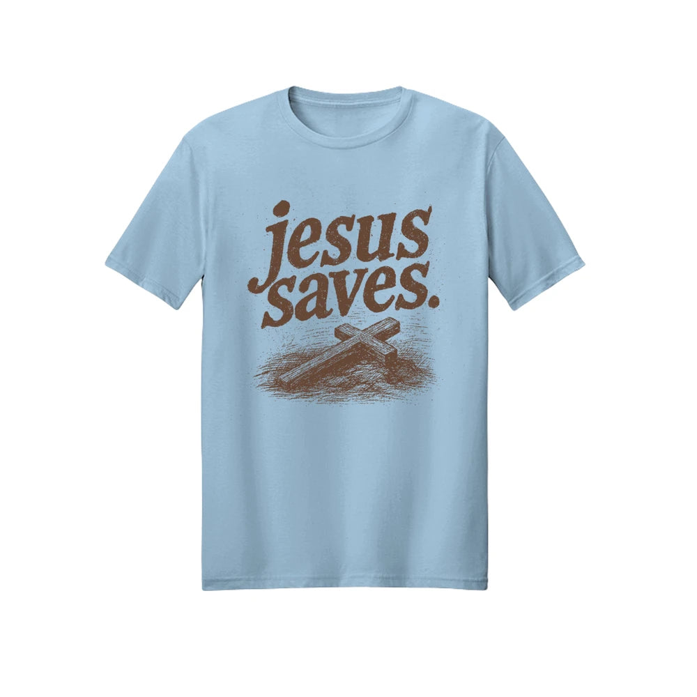 Jesus Saves Vintage Graphic Tee
