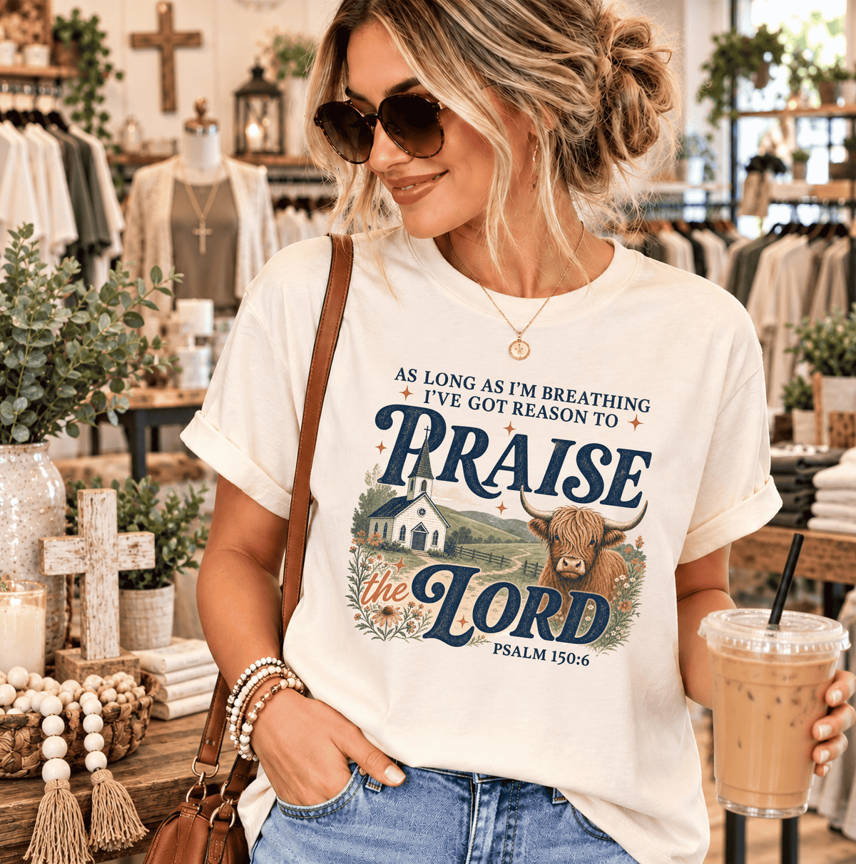 Praise the Lord Comfort Colors® Graphic Tee