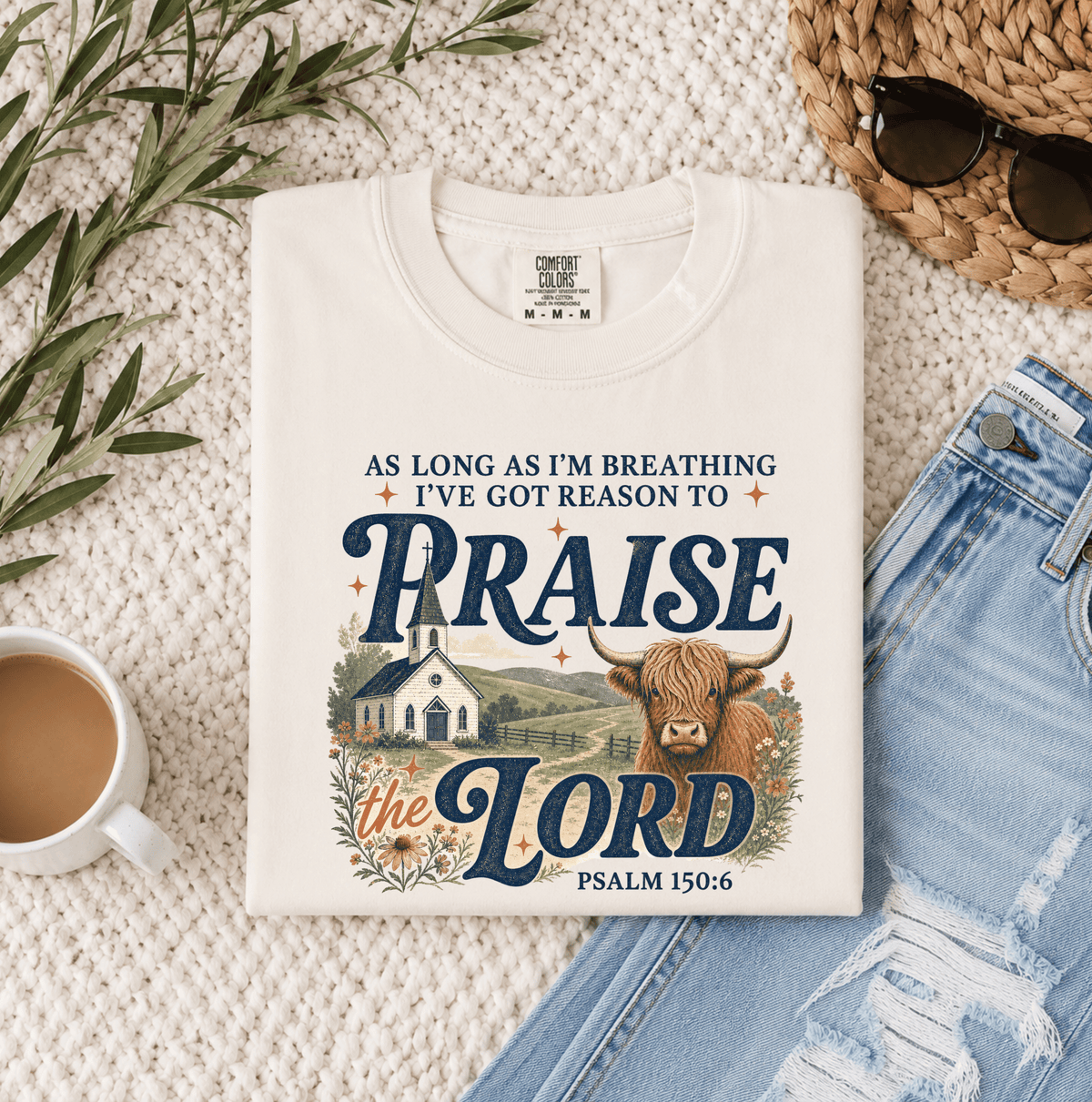 Praise the Lord Comfort Colors® Graphic Tee